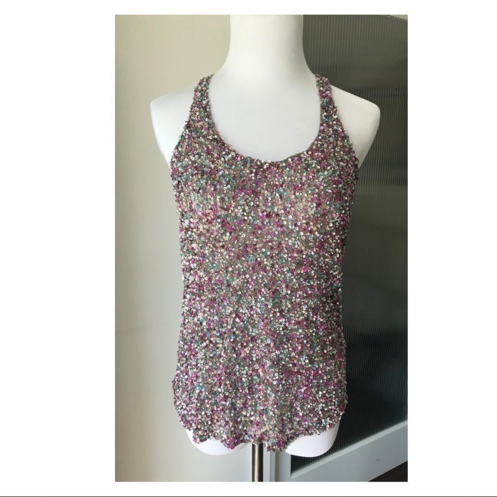 Parker sequin tank top